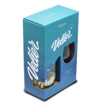 Pachet cadou - Velier alb + pahar