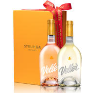 Cutie premium 2 sticle - Velier alb&rose